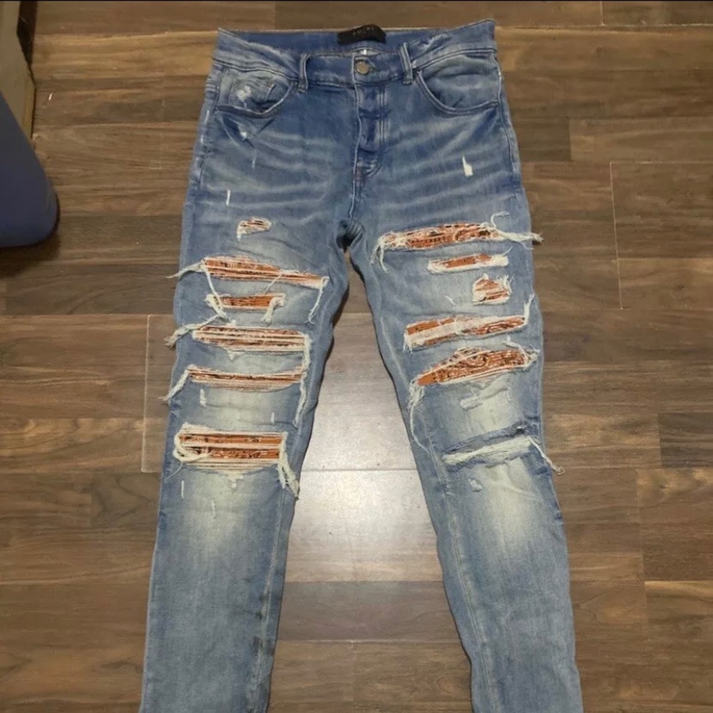 1:1 amiri jeans